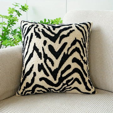 Zebra Luxe Cushion Cover