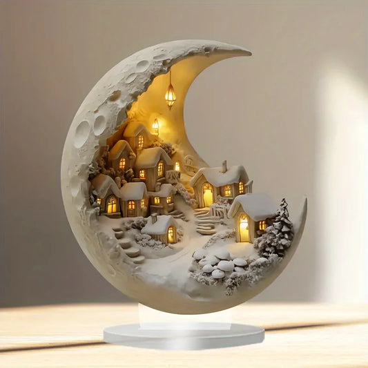 Lunar Village Sculpture