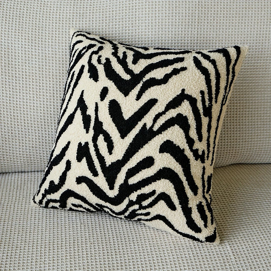 Zebra Luxe Cushion Cover