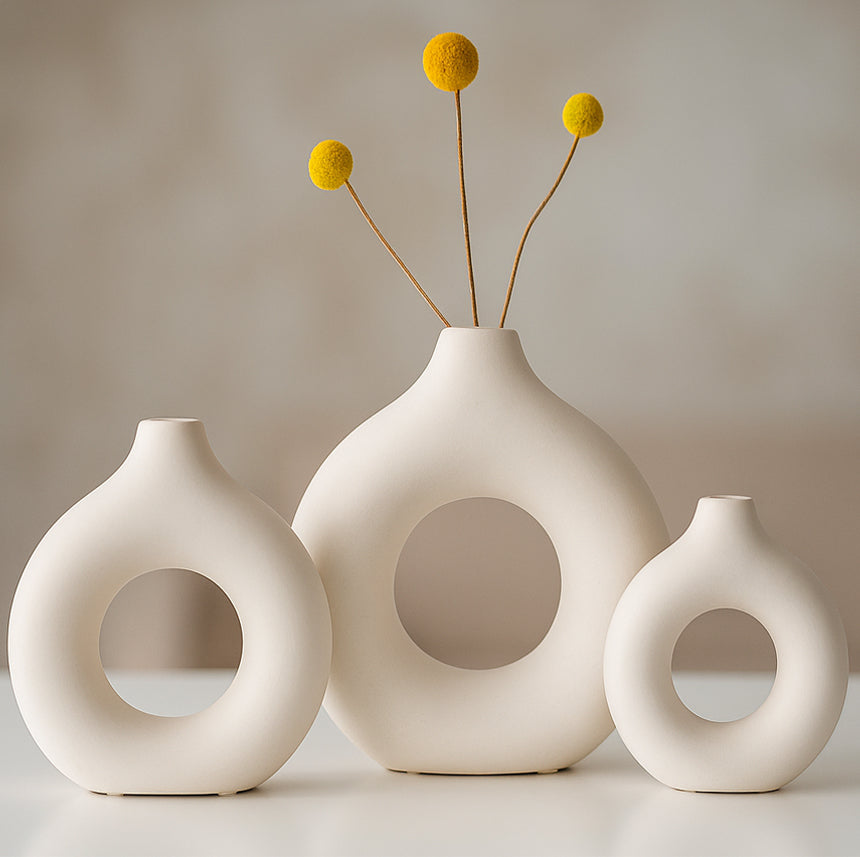 Circa Sculptural Vase Set